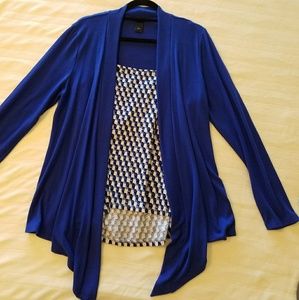 Cardigan and camisole